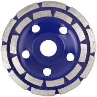 Диск 125х5,0х8,0х22,2мм алмазный шлифовальный, двойной сегмент CUTOP