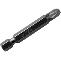 Бита PZ3х50мм, сталь S2, с насечкой, Профи "WHIRLPOWER"