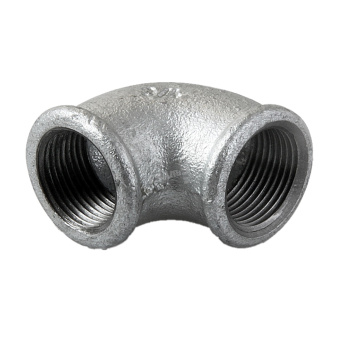 Угольник Дн22,9 (Ду 20) чугунный проходной с цинковым покрытием 90 градусов 1 исп ГОСТ 8946-75